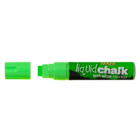 WET WIPE GREEN TEXTA LIQUID CHALK MARKER 15MM