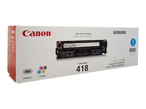 CANON CART418 CYAN TONER - 2900 PAGES -CQS5