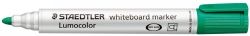 STAEDTLER GREEN WHITEBOARD MARKER BULLET POINT 
2MM