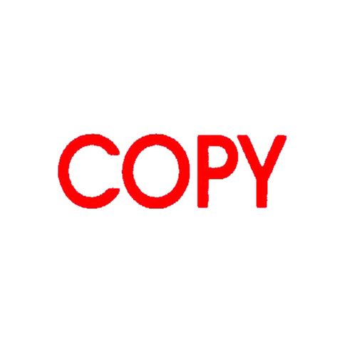 COPY RED DESKMATE PRE-INKED OFFICE STAMP