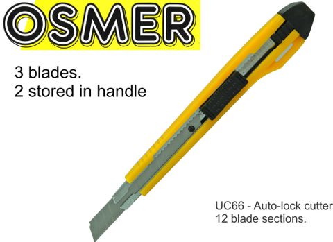 OSMER NARROW BLADE CUTTER - ASSORTED BRIGHT COLOURS