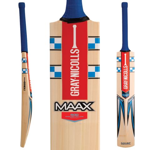 Gray Nicolls Gn Maax Blue 500 R Play Ew Cricket Bat Junior