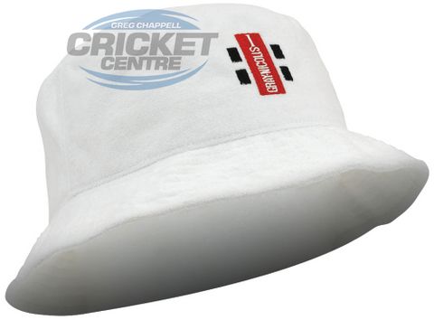 GRAY-NICOLLS TOWELLING CRICKET HAT WHITE - Small -