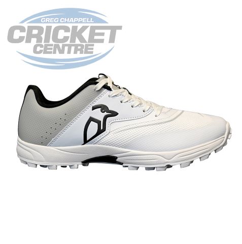 KOOKABURRA PRO 2.0 CRICKET RUBBER SHOE WHITE/GREY