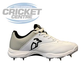 KOOKABURRA PRO 2.0 CRICKET SPIKE SHOE WHITE/GREY