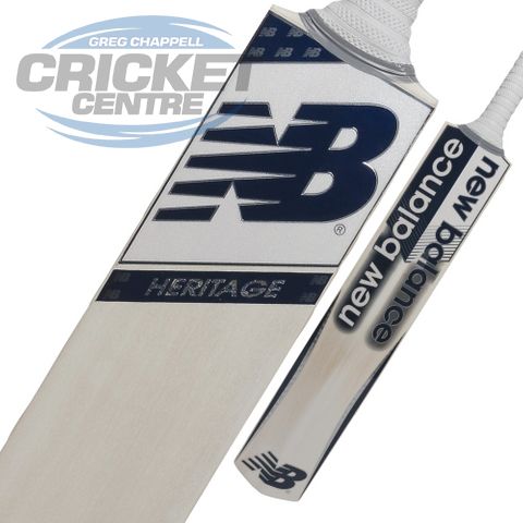 NEW BALANCE HERITAGE ENGLISH WILLOW CRICKET WHITE/NAVY JUNIOR - Chappell Cricket Centre
