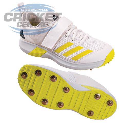 2023 adidas adipower vector cricket shoes acid yellow