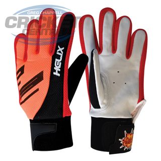 HELIX FLAME THROWER INDOOR CRICKET BATTING GLOVES