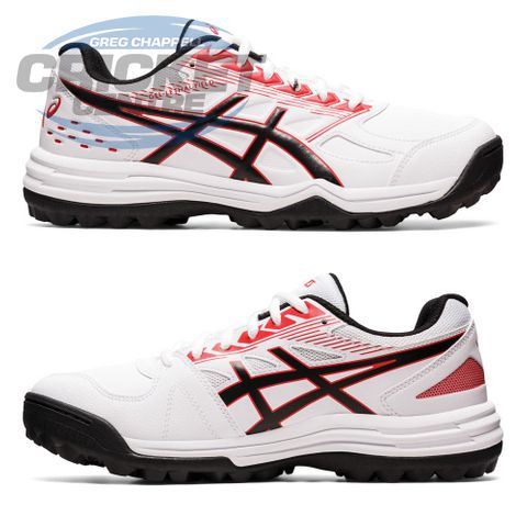 ASICS GEL LETHAL FIELD CRICKET RUBBER WHITE/RED