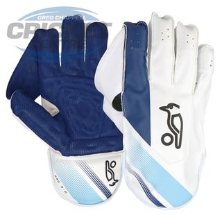 KOOKABURRA PRO 3.0 KEEPING GLOVES WHITE/BLUE