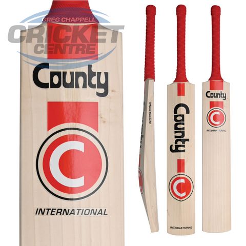 COUNTY INTERNATIONAL ENGLISH WILLOW CRICKET BAT