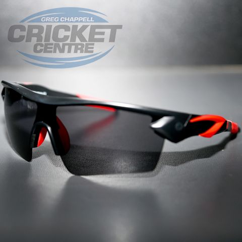 COUNTY FLAME SUNGLASSES BLK/RED-GREY