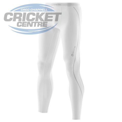 SKINS DNAmic WHITE LONG TIGHTS - Greg Chappell Cricket Centre