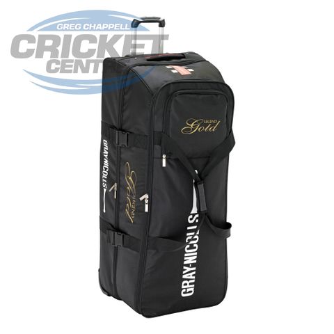 GRAY-NICOLLS LEGEND GOLD STAND UP CRICKET WHEEL BAG