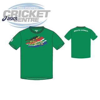 ASICS NATIONAL TEE SOUTH AFRICA GREEN