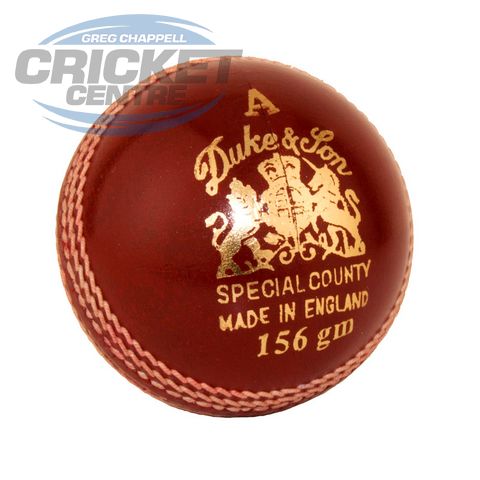 DUKES SPECIAL COUNTY 4 PIECE CRICKET BALLS RED