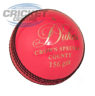 DUKES CROWN SPECIAL COUNTY 4 PIECE CRICKET BALLS PINK