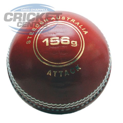 STEEDEN ATTACK 4 PIECE CRICKET BALLS - 156g - ORANGE