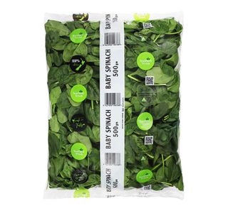 SPINACH BABY LEAVES  -500GM BAG