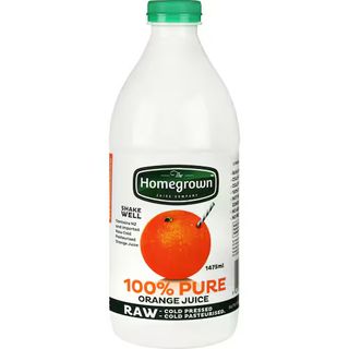 HG ORANGE JUICE 1L (PULP) - HOMEGROWN