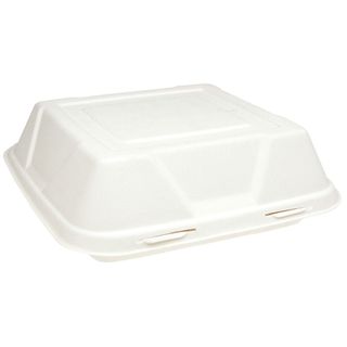 SUGAR CANE SQUARE CLAMSHELL - 200 PER CTN