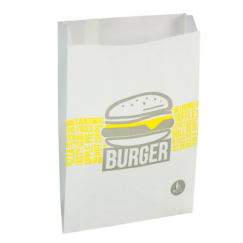GREEN CHOICE BURGER BAG - 500 PER BUNDLE
