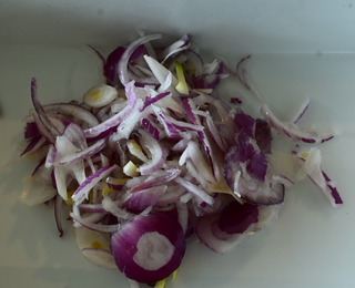 ONION RED SLICED