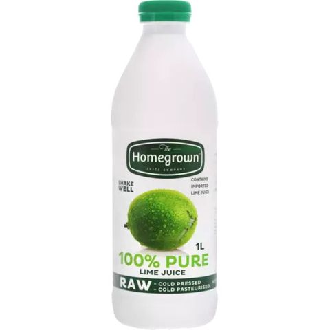 HG LIME JUICE 1L PURE HOMEGROWN
