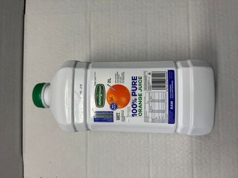 HG ORANGE JUICE 2L ( NO PULP ) HOMEGROWN BRAND