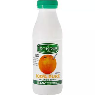 HG ORANGE JUICE 400ML (PULP) HOMEGROWN