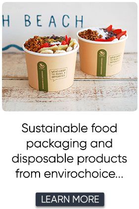 Enviro choice sustainable food packaging
