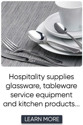 Hospitality supplies and equipment