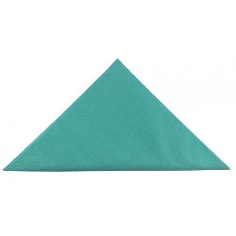 Mint Lunch Napkins 1/4 Fold Pk50