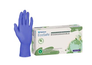 Medicom EcoSafe Biodegradable Nitrile Glove Large