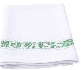 Tea Towel Linen 76X50cm Glasses