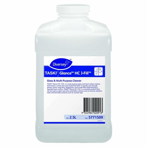 Glance Glass and Multi-Surface Cleaners - J Fill 2.5L