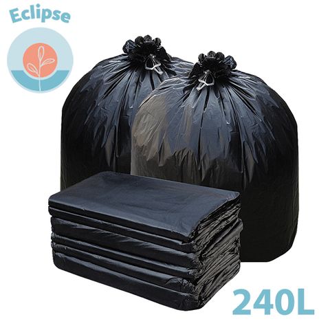 Eclipse Garbage Bag 240L Heavy Duty Black /100