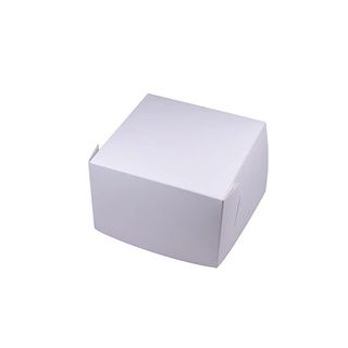 Cake Box White 6X6X4" /100