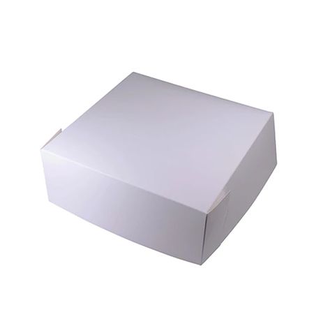 Cake Box White 10X10X4" /100