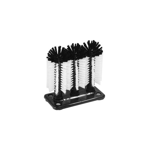 Caterrax Triple Glass Brush With Suction Cups