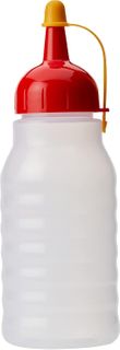 Decor Squeeze Sauce Bottle 250Ml Red Lid