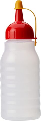 Decor Squeeze Sauce Bottle 250Ml Red Lid