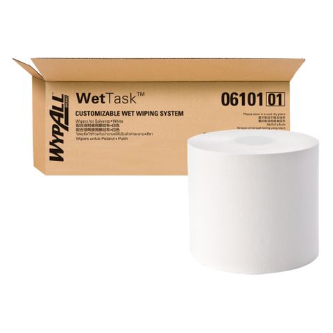 Kimtech Wettask Industrial Wipers White 60 Sheets