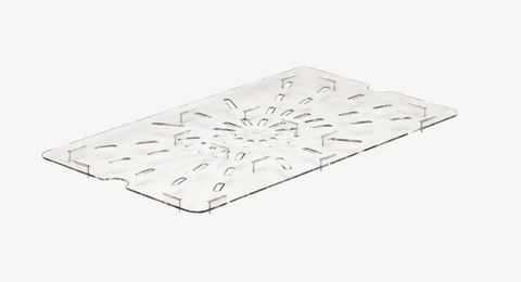 Cambro Gn 1/2 Drain Shelf - Clear