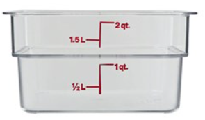 Cambro Camwear Storage Conatiner 1.9L Clear