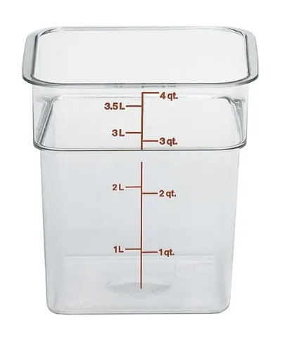 Cambro Camwear Storage Conatiner 3.8L Clear