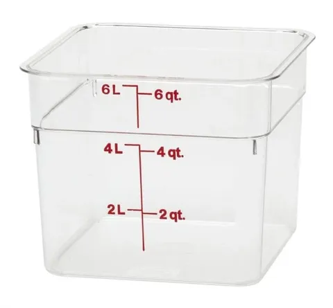 Cambro Camwear Storage Container 5.7L Clear