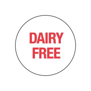 Removable 24mm Circle Dairy Free (Red) /1000