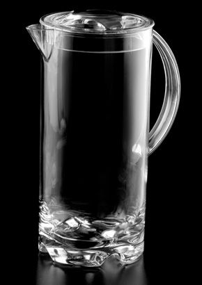Global Wombat Jug/Pitcher & Lid PC 2L Clear