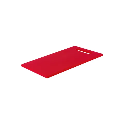 Chef Inox Cutting Board HACCP With Handle PE Red 300 X 450 X 12mm